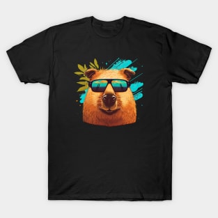 Capybara with sunglasses T-Shirt